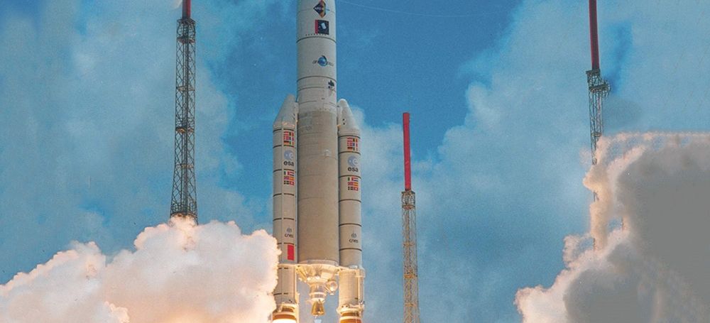 Aluminium rings for the Ariane rocket