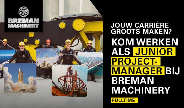 Word JUNIOR PROJECT MACHINERY bij Breman Machinery