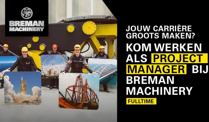 Word PROJECT MANAGER bij Breman Machinery