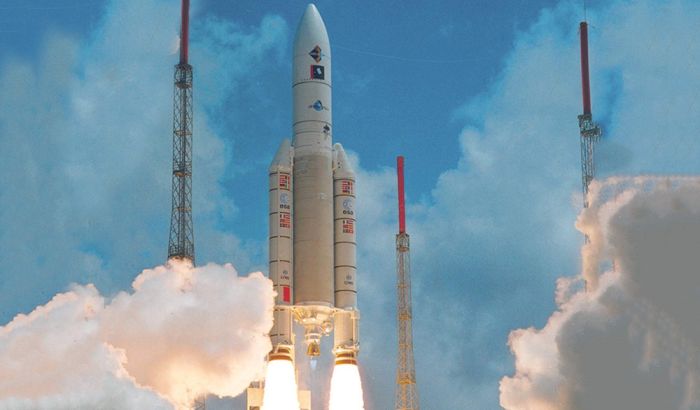 Aluminium ringen voor de Ariane-rocket