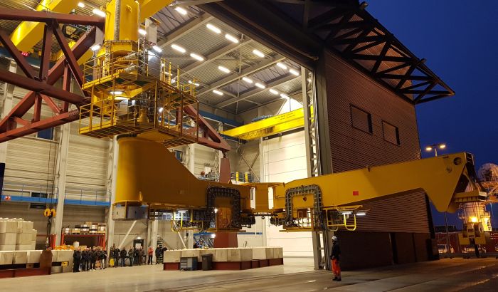 Chela crane voor bedrijf in offshore-industrie