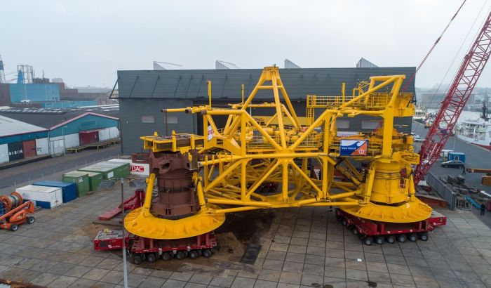 Template voor een windfarmcontractor