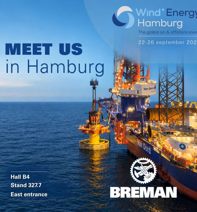 Ontmoet Breman Machinery tijdens WindEnergy Hamburg!